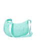 Turquoise Solid Nylon Sling Bag Crossbody Bag, is perfect to carry all your handy items with ease. This handbag features a top zipper closure for security that makes your life easier and trendier. This is the perfect gift idea for a birthday, holiday, Christmas, anniversary, Valentine's Day, etc.