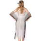 Black Two Tone Lurex Kimono Poncho is a versatile and stylish addition to any wardrobe. Made with a unique Lurex fabric, it adds a touch of shimmer to your outfit. Its kimono design offers a comfortable and flattering fit, making it suitable for any body type. Perfect for adding a pop of color and sparkle to your outfit. 