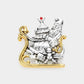 Two-Tone This expertly crafted metal Santa Claus pin brooch pendant combines holiday tradition with versatile styling. The precision-engineered metal construction ensures durability while maintaining intricate detail in Santa's iconic features. 