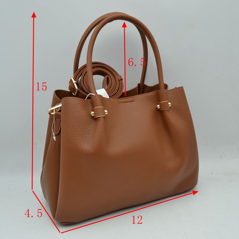 Minimalist Structured Satchel Bag with Detachable Long Strap - Off White - Satchel Bag