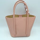 Classic Pebbled Tote Bag with Front Pocket and Checkered Scarf Accent - Tote Bag