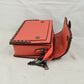 Women’s Structured Top-Handle Crossbody Bag with Woven Chain Trim - Crossbody Bags