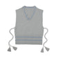 C.C Stripe With Tassel Vest