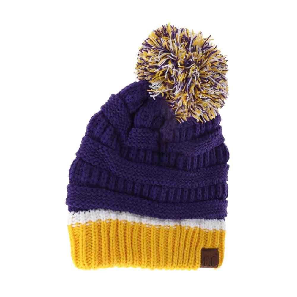 Vikings Pro Football Team Colored CC Beanie delivers expert-level warmth and style with its high-quality knit construction. Featuring your team's official colors, this beanie ensures a comfortable, snug fit while providing reliable insulation against cold weather conditions. Perfect for dedicated fans seeking both performance and authentic representation, this is an essential addition to any game-day wardrobe. 