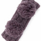 Violet Cozy and playful, this double pom kids headband features a soft fuzzy lining that keeps little ones warm and comfortable. The vibrant pom-poms add a fun touch to any outfit, while the stretchy one-size fit grows with your child. Made from durable 100% acrylic, it's easy to care for and built to last through all their adventures.