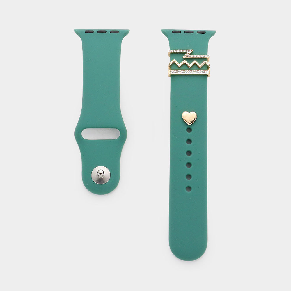 Heart Pointed Apple Watch Silicone Band