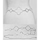 Madeline Love Rhodium Open Quatrefoil Link Waist Chain Belt - Hair Accessories - desc