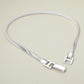 Madeline Love Rhodium Polished Rectangular Metal Buckle Accent Slim Stretch Belt - Hair Accessories - desc