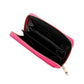 Madeline Love Fuchsia Diamond Patterned Solid Wallet - Bags & Wallets - desc