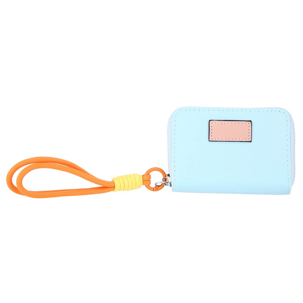 Madeline Love Blue Compact Zip Around Mini Wallet - Bags & Wallets - extra