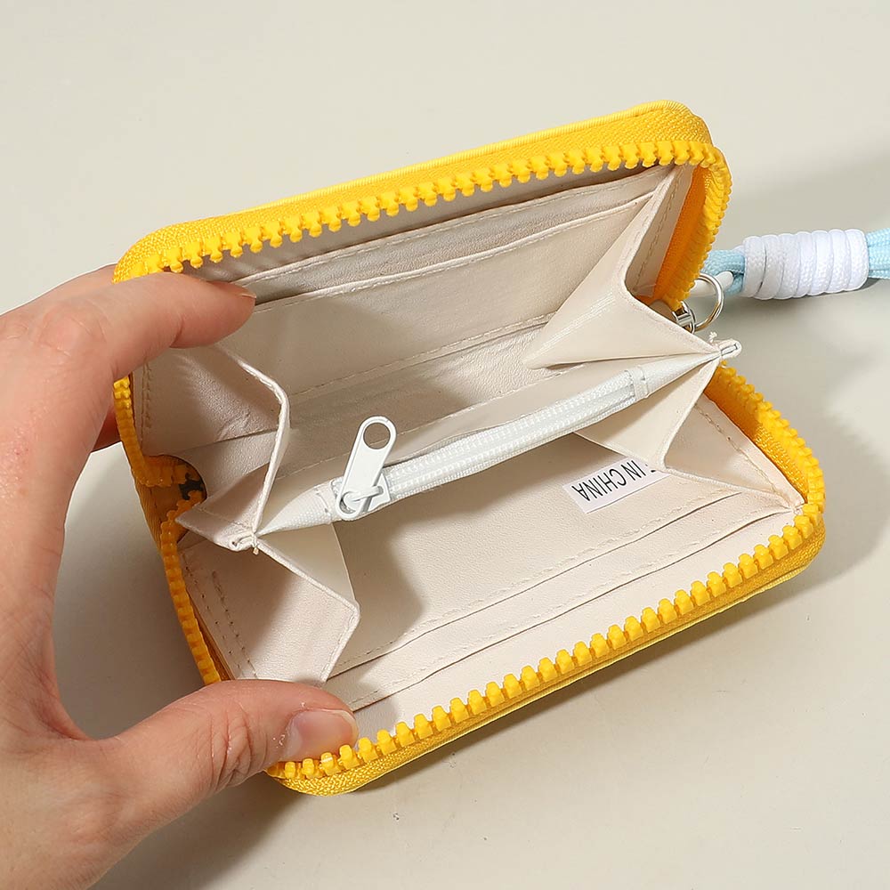 Madeline Love Fuchsia Compact Zip Around Mini Wallet - Bags & Wallets - extra