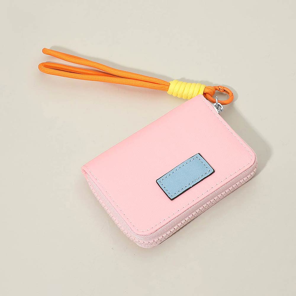 Madeline Love Pink Compact Zip Around Mini Wallet - Bags & Wallets