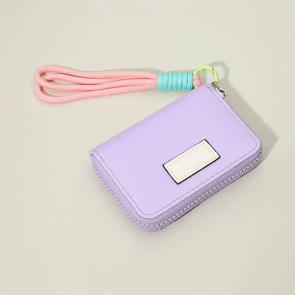 Madeline Love Purple Compact Zip Around Mini Wallet - Bags & Wallets