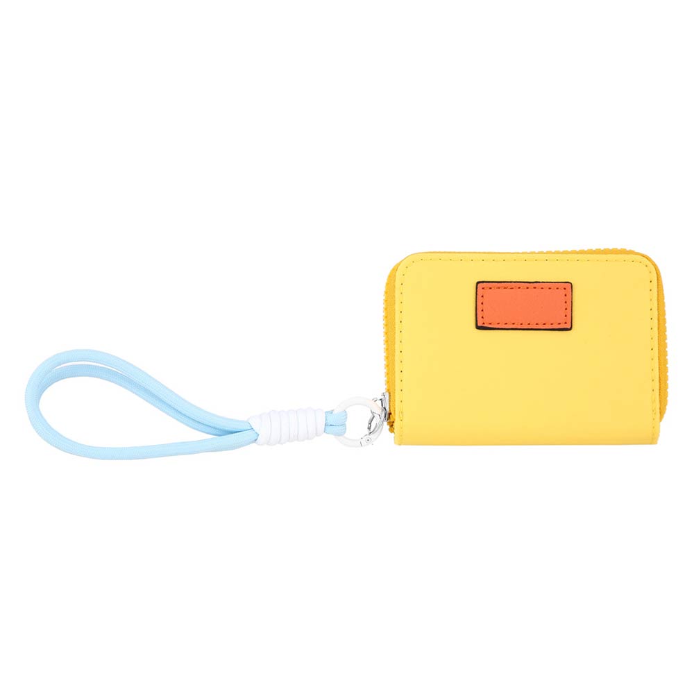 Madeline Love Yellow Compact Zip Around Mini Wallet - Bags & Wallets - extra