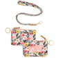 Madeline Love Pink Flamingo Flower Patterned ID Wallet Detachable Lanyard - Bags & Wallets - desc