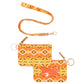 Madeline Love Yellow Boho Aztec Patterned ID Wallet Detachable Lanyard - Bags & Wallets - desc