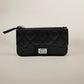 Madeline Love Black Quilted Faux leather Compact Card Holder Keychain Wallet - Bags & Wallets