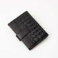 Madeline Love Brown Faux Leather Classic Woven Card Holder Wallet - Bags & Wallets - extra