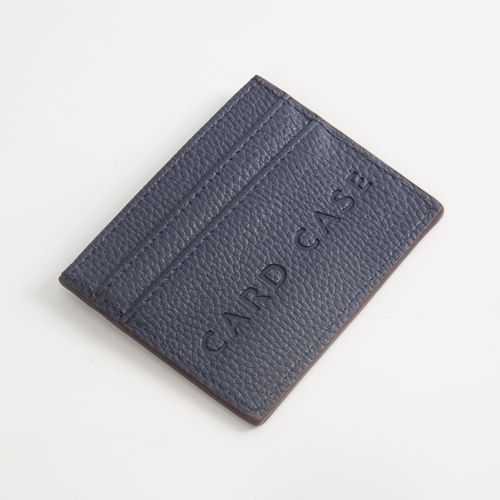 Madeline Love Navy Textured Faux Leather Card Case Wallet - Bags & Wallets