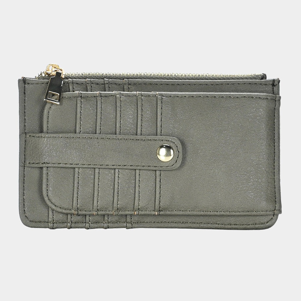 Madeline Love Olive Green Faux Leather Wallet - Bags & Wallets