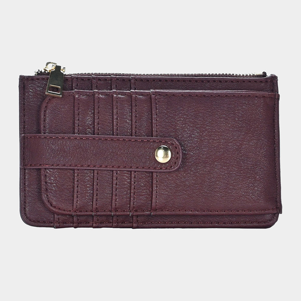 Madeline Love Wine Faux Leather Wallet - Bags & Wallets