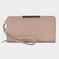 Madeline Love Neutral Faux Leather Zipper Wallet - Bags & Wallets