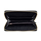 Madeline Love Black Seed Beaded Fleur de Lis Zipper Wallet - Bags & Wallets - desc