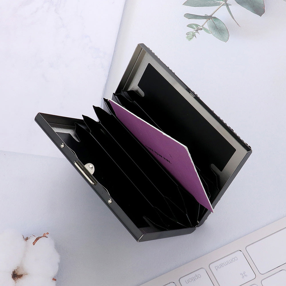 Madeline Love Clear Bling Studded Card Case - Bags & Wallets - extra