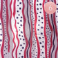 6PCS - Satin Striped American Flag Pattern Print Scarf