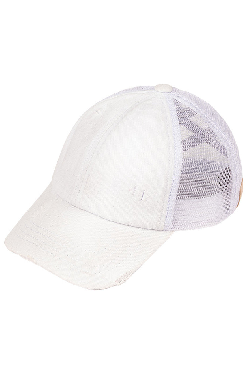 WhiteC.C Kids Baseball Pony Cap combines classic sporty style with practical design tailored for children. Featuring an adjustable strap for a secure fit and a ponytail opening, it offers comfort and convenience for active kids. Crafted from durable materials, this cap provides sun protection while allowing breathability, making it ideal for outdoor play and sports activities. Its versatile design complements casual outfits, ensuring your child stays stylish and comfortable throughout the day. 