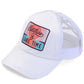 C.C SUNSHINE & LAKE TIME Patch Pony Cap - White - Pony Cap