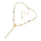 White Enamel Flower Stone Embellished Y Choker Jewelry Set, This beautiful set offers a unique eye-catching piece crafted with quality materials for a striking addition to any look. The set is adorned with bright enamel flowers and glimmering stones for a chic and elegant look. Wear it and dazzle on any special occasion.