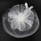 White Feather Mesh Flower Fascinator Headband, with its luxurious yet lightweight composition. Crafted with high-quality materials, the headband features a feather mesh flower, making it the perfect accessory for any outfit. The headband adds a touch of sophistication. Perfect gift choice for loved ones on any day.