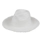 White Frayed Solid Straw Sun Hat is the perfect addition to your summer wardrobe. Made with high-quality straw, it offers both style and functionality, keeping you cool and protected from the sun's rays. Its frayed edge adds a touch of effortless chic to any outfit. A must-have for any beach or outdoor adventure. 