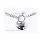 Rhodium White Gold Dipped Metal Heart Charm Toggle Bracelet is a stunning addition to any jewelry collection. Crafted with precision and dipped in white gold, the heart charm adds a touch of elegance to any outfit. The toggle closure ensures a secure fit, perfect for everyday wear or special occasions.