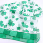 White-Green-6PCS Silk Feel Satin Striped Clover Print Scarves, perfect to accent your outlook with the St. Patrick's day Clover scarves & show your love for the Irish. The luck of the Irish will be with you this year while wearing this clover-themed silk scarf. These cute shamrock scarves are the perfect accessory to finish off.