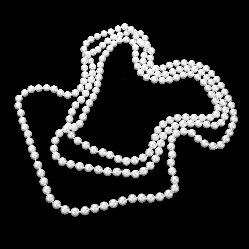 White Pearl Long Necklace, is the perfect marriage between timeless elegance and modern style. Handcrafted with pearls, this exquisite necklace is sure to become a staple in any jewelry wardrobe. Its contemporary design and luxurious materials make it a perfect choice for any occasion. Perfect occasional gift idea.