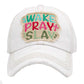 Wake Play Slay Vintage Baseball Cap