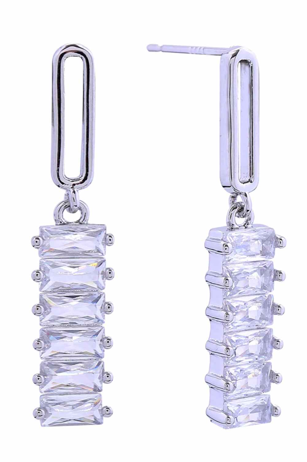 White Gold Elegant 14K gold and white dipped post earrings featuring sparkling cubic zirconia pavé detailing. These dangling beauties measure 3cm in diameter, offering a graceful drop that catches the light beautifully. Crafted from hypoallergenic brass with premium CZ stones, they're perfect for sensitive ears. Lead and nickel compliant for peace of mind. A versatile addition to any jewelry collection ideal for everyday wear or special occasions.