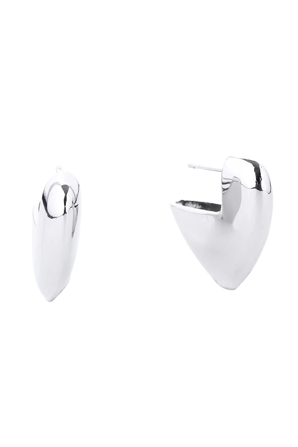 White Gld Elegant huggie hoops with a luxurious 14K gold and white gold dip finish. Made from hypoallergenic brass, these earrings are perfect for sensitive ears. The compact 2.01cm diameter hugs close to the lobe for a sleek, contemporary look. Lead and nickel compliant for safe, worry-free wear. A versatile staple that works with any style, from minimalist to bold.