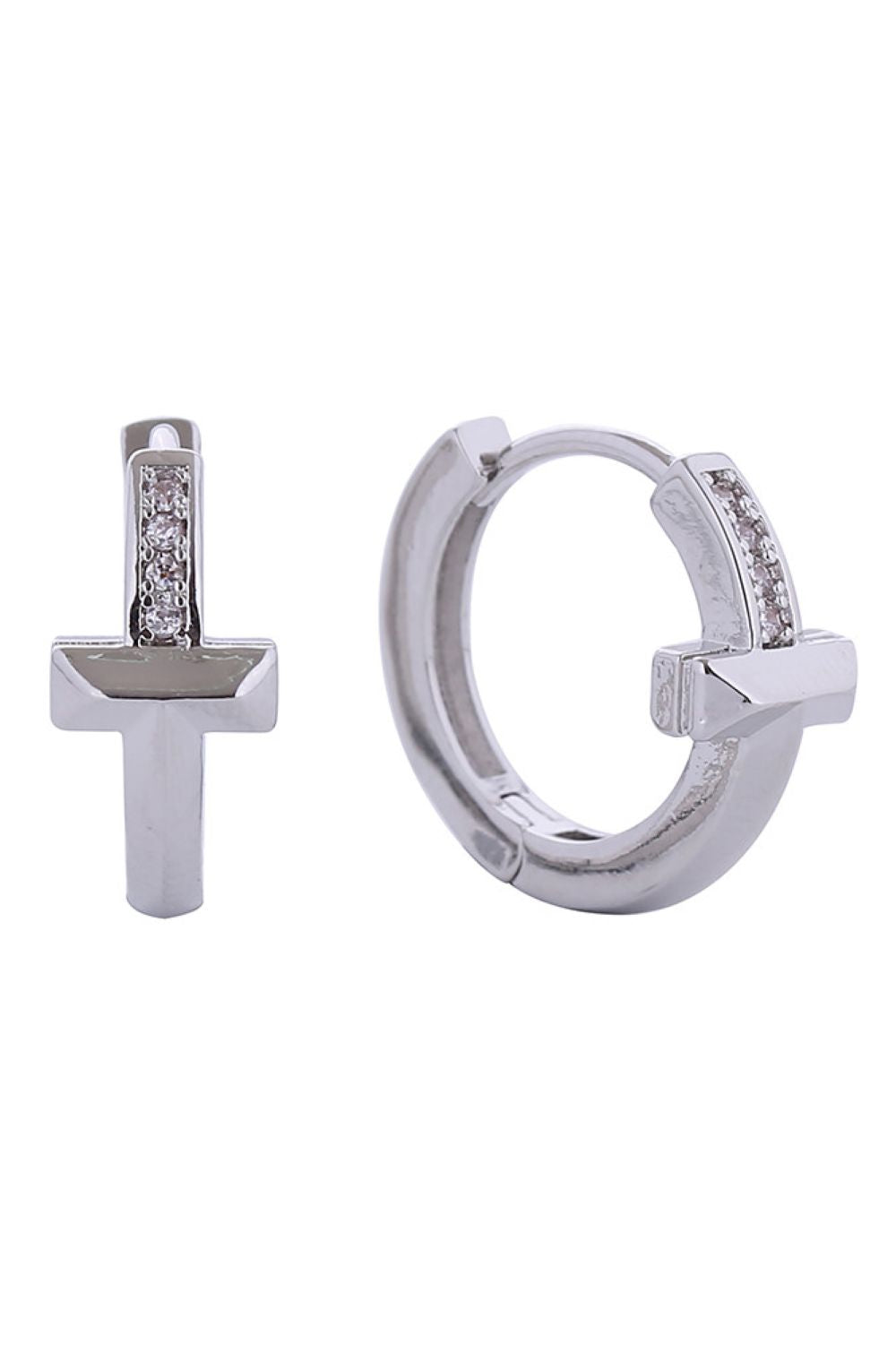 Discover timeless elegance with these 14K T1 Pave CZ Hoop Huggie Earrings. Featuring a luxurious 14K gold or white gold dip over brass, these delicate 1.6cm huggie hoops showcase brilliant cubic zirconia pavé work that sparkles with every movement. Designed with sensitive skin in mind, these earrings are hypoallergenic and fully lead and nickel compliant. The lightweight construction makes them comfortable for all-day wear, whether you're heading to the office or out for an evening. Expertly crafted in Kore