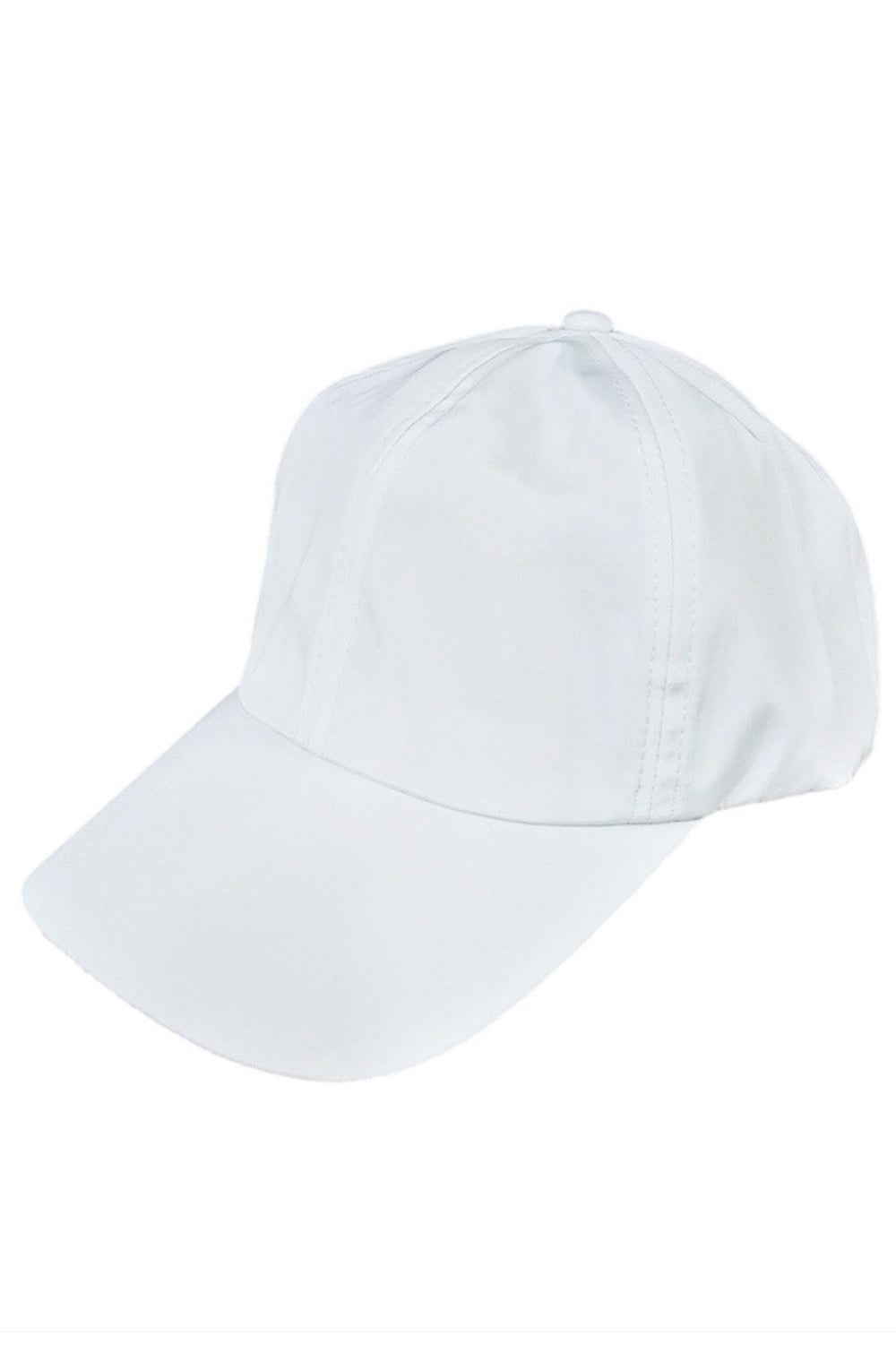 White Stay sleek and practical with this Nylon Solid Baseball Cap, crafted from lightweight, durable nylon for a clean and modern look. Comfortable and easy to wear, it’s ideal for everyday use, outdoor activities, and casual street-style outfits.