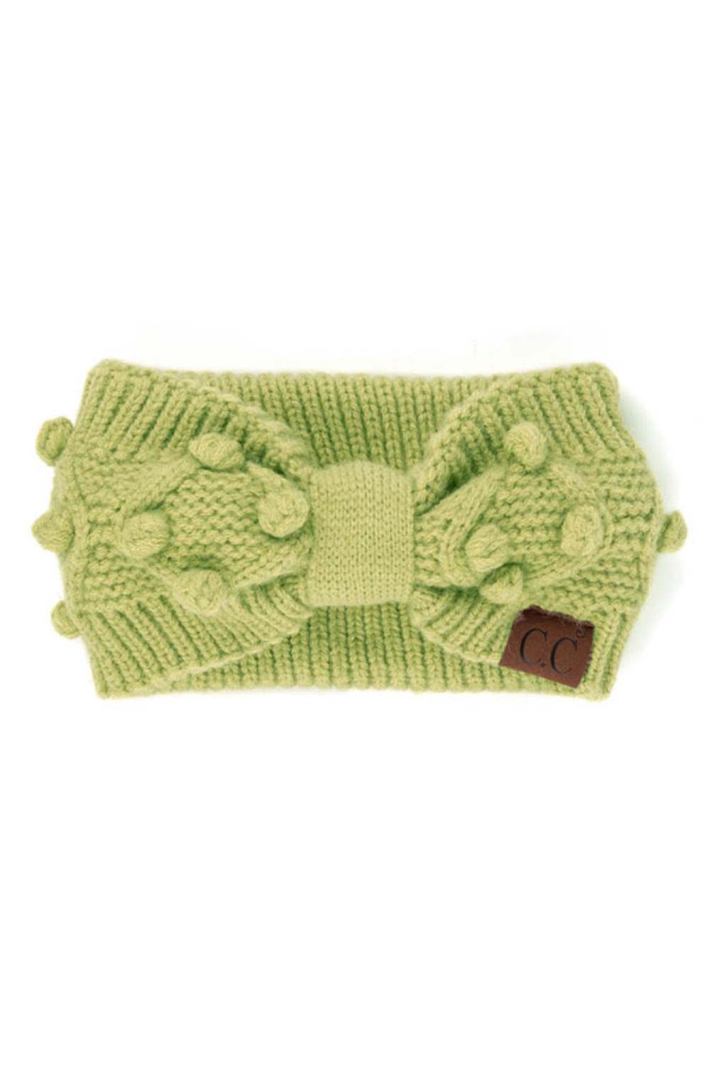 Winter Lime Cozy up with the C.C Bobble Headwrap, the perfect accessory for chilly days and casual style. Crafted from 100% acrylic, this soft and stretchy headwrap features handmade bobbles that add playful texture and charm. One size fits most, making it an easy grab-and-go essential. Whether you're running errands or bundling up outdoors, this versatile wrap keeps you warm while adding a touch of personality to any outfit. Made in China with quality craftsmanship you can trust.