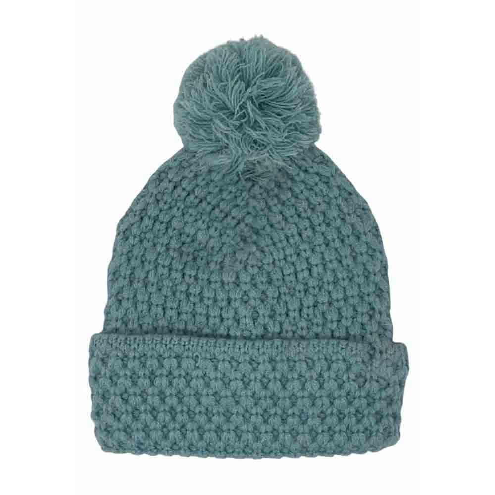 WinterMint KIDS Bee Stitch Knit Pom C.C Beanie offers reliable warmth and durability ideal for active children. Its tightly woven bee stitch knit ensures long-lasting wear and effective insulation, while the soft pom adds a playful touch. Designed to fit comfortably, this beanie protects against cold weather while maintaining style and functionality for everyday use. 