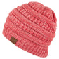 C.C Two Tone Color Knit Hat