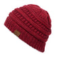 C.C Two Tone Color Knit Hat