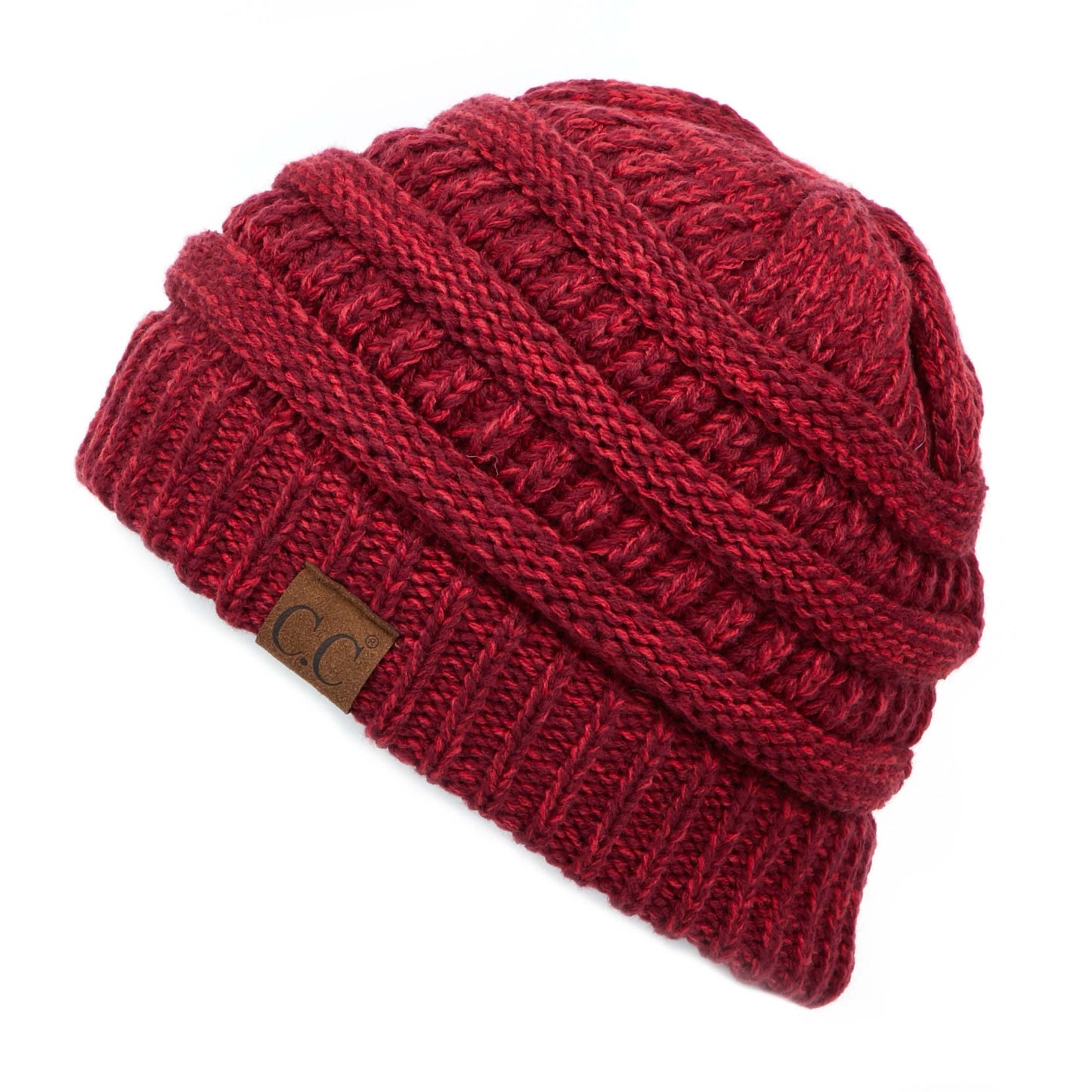 C.C Two Tone Color Knit Hat