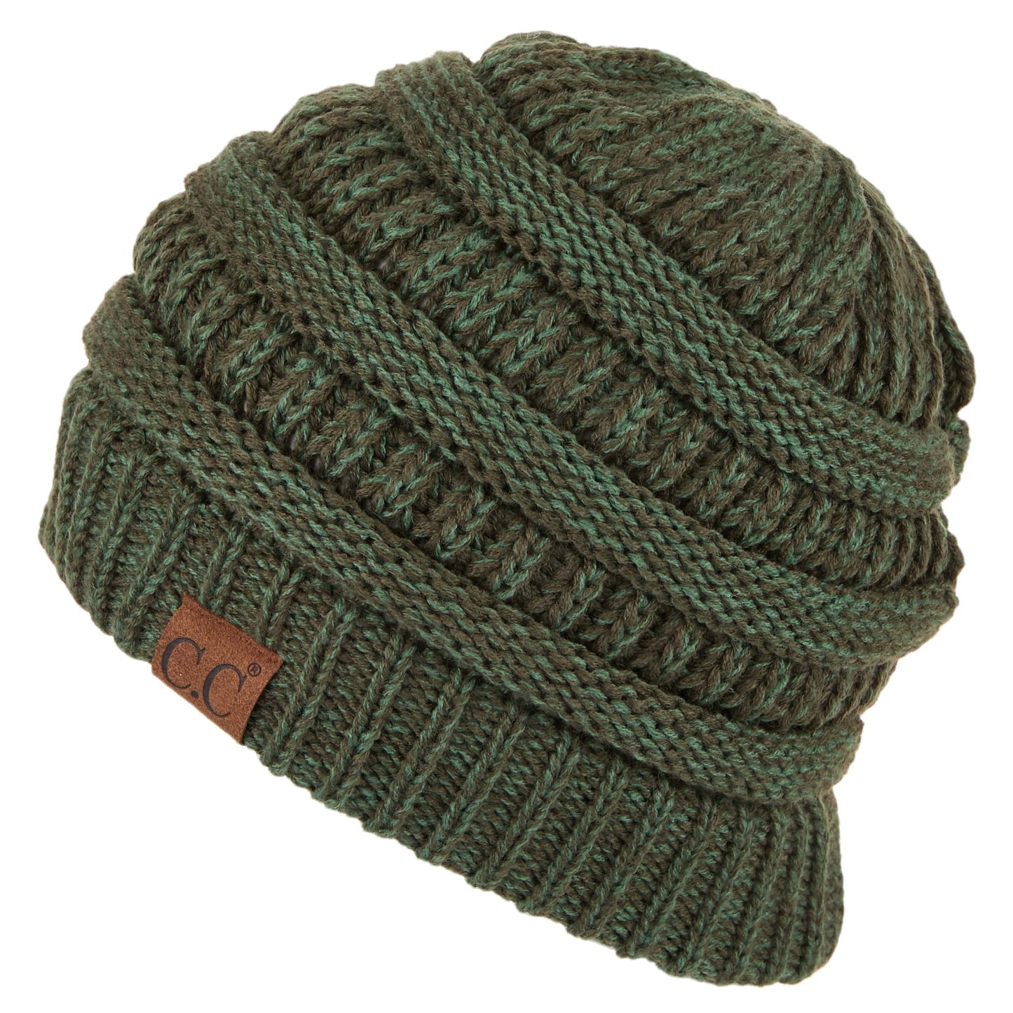 C.C Two Tone Color Knit Hat