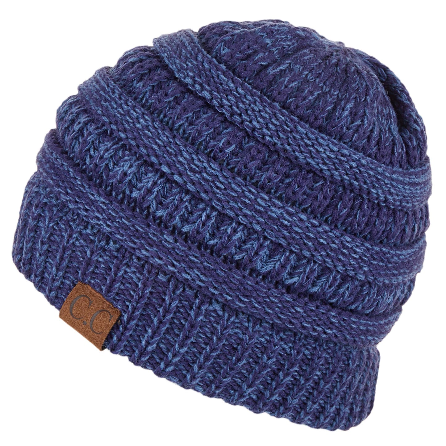 C.C Two Tone Color Knit Hat