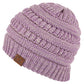 C.C Two Tone Color Knit Hat
